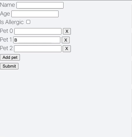 Internationalized user and pet fields demo